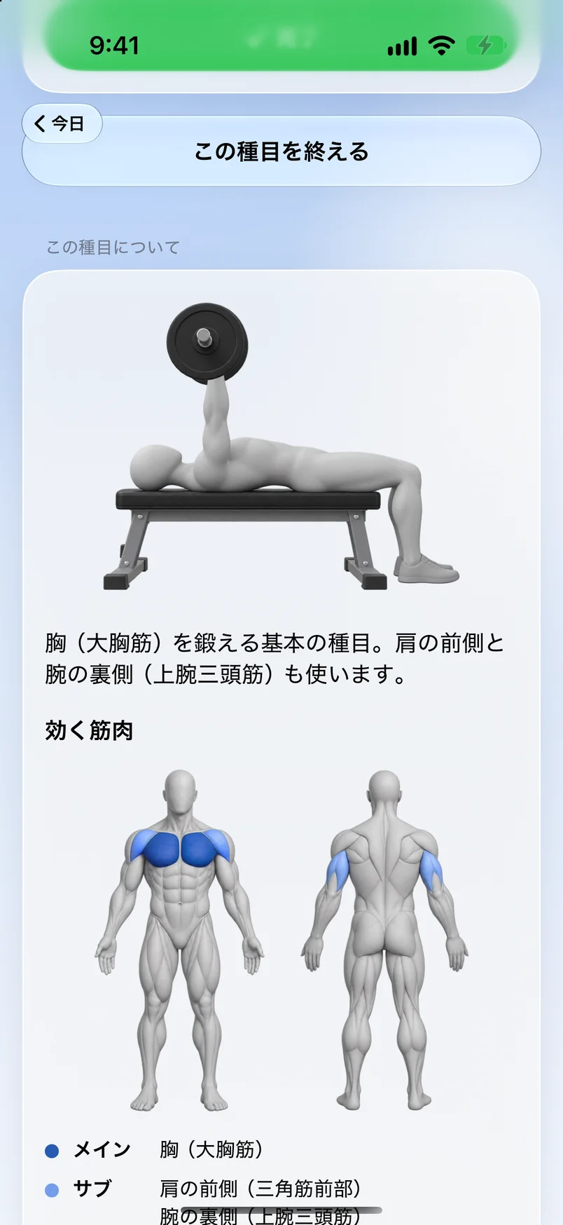 種目の説明